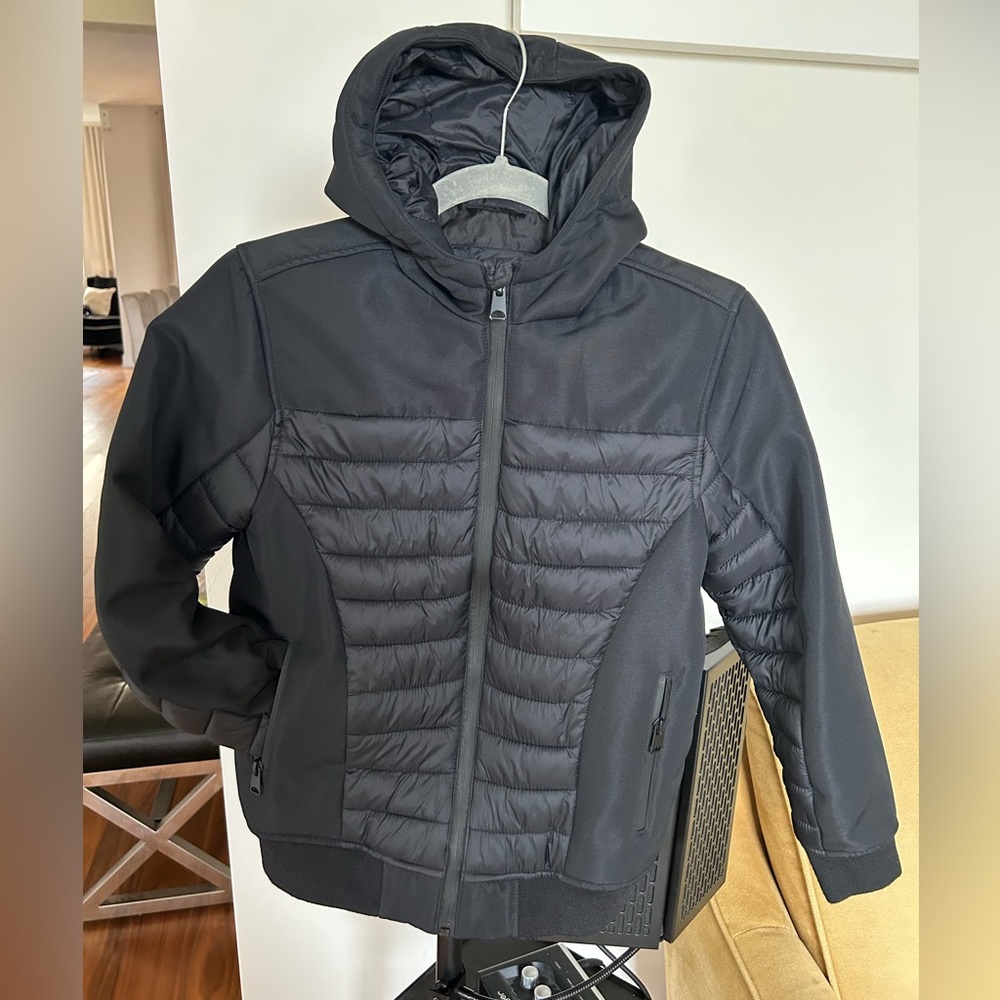 Boys tech/puffer style jacket